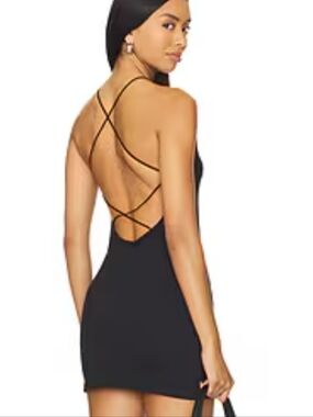 Intimately FP "Made You Look" Mini Slip Dress in‎ Periwinkle Blue
